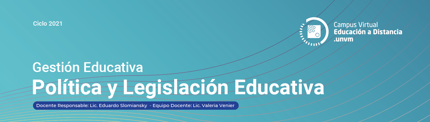 política y legislación educativa